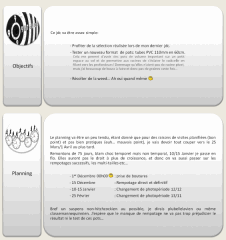 Diapo 3&4   Objectifs& Planning 2