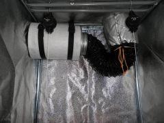 Extracteur 200m3  gaine   Filtre carbone