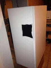 placard fermé vue de coté extraction d'air