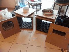 Caissons homemade pour Torins 1200m3/h et 500m3/h