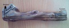 Pipe en bois schéma