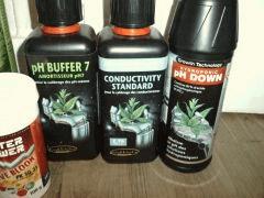 Buffers EC et PH et acide Growth technology