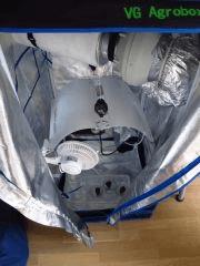 Salle culture 0,6*0,6 250W HPS - Upper view
