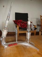 Vapo's verre + pipe cane gun