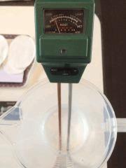 PH test H²O sortie robinet