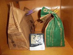 derniére étape avant curing ( le sac papier )