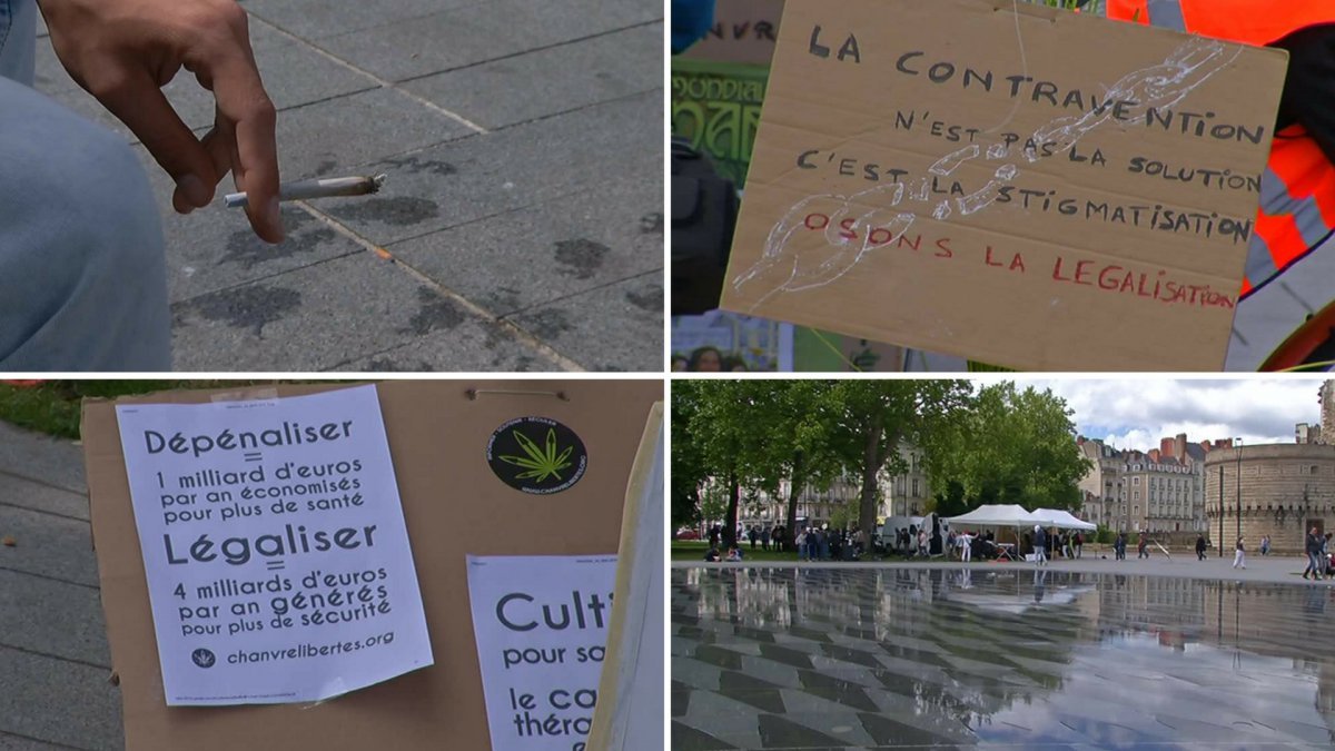 A Nantes, un grand rassemblement pour une évolution de la loi sur le cannabis