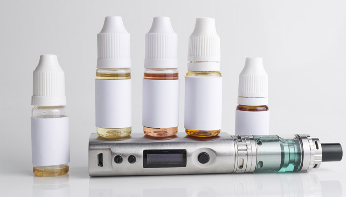 La composition des liquides à vapoter avec CBD vendus en Europe – quantification du CBD et de l’acétate de vitamine E