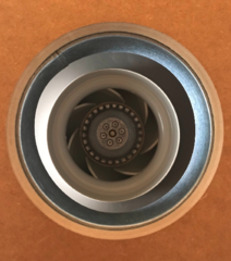 Vue sur flange extérieur 160mm