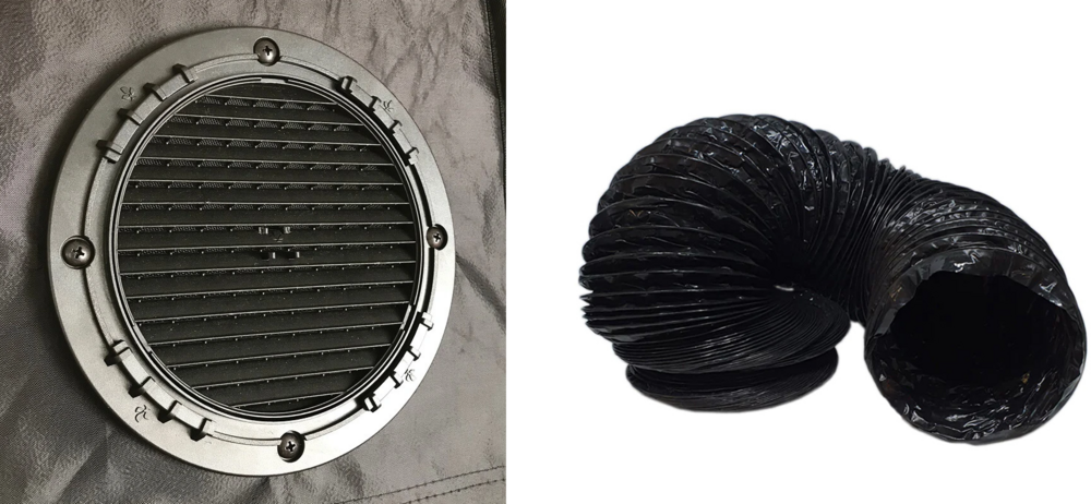 light baffle et gaine noir