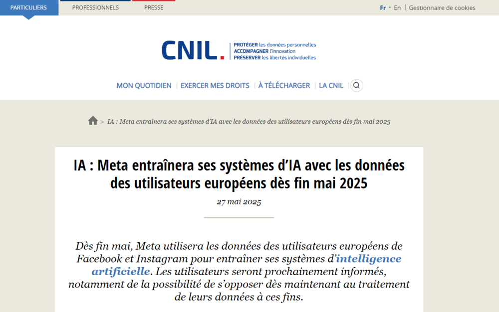 CNIL IA META 2025 mai.png